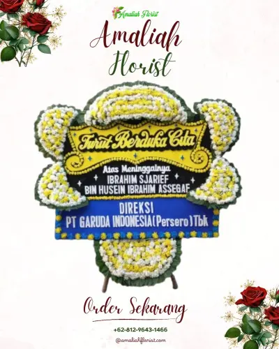 Papan Bunga Duka di Rawabogo